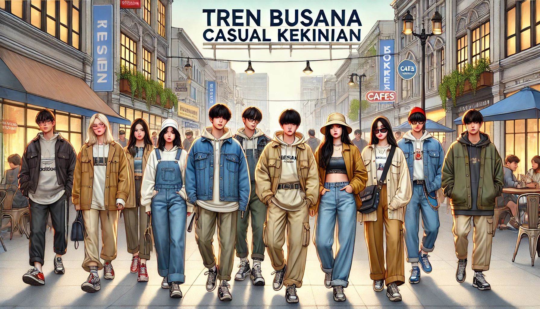 Tren Busana Casual Kekinian
