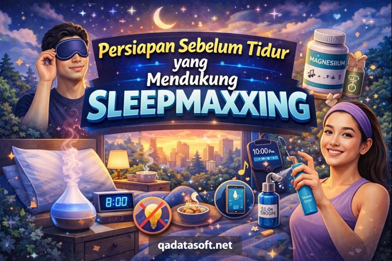 Persiapan Sebelum Tidur yang Mendukung Sleepmaxxing